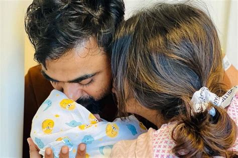 Actress Shamna Kasim, husband welcome first child